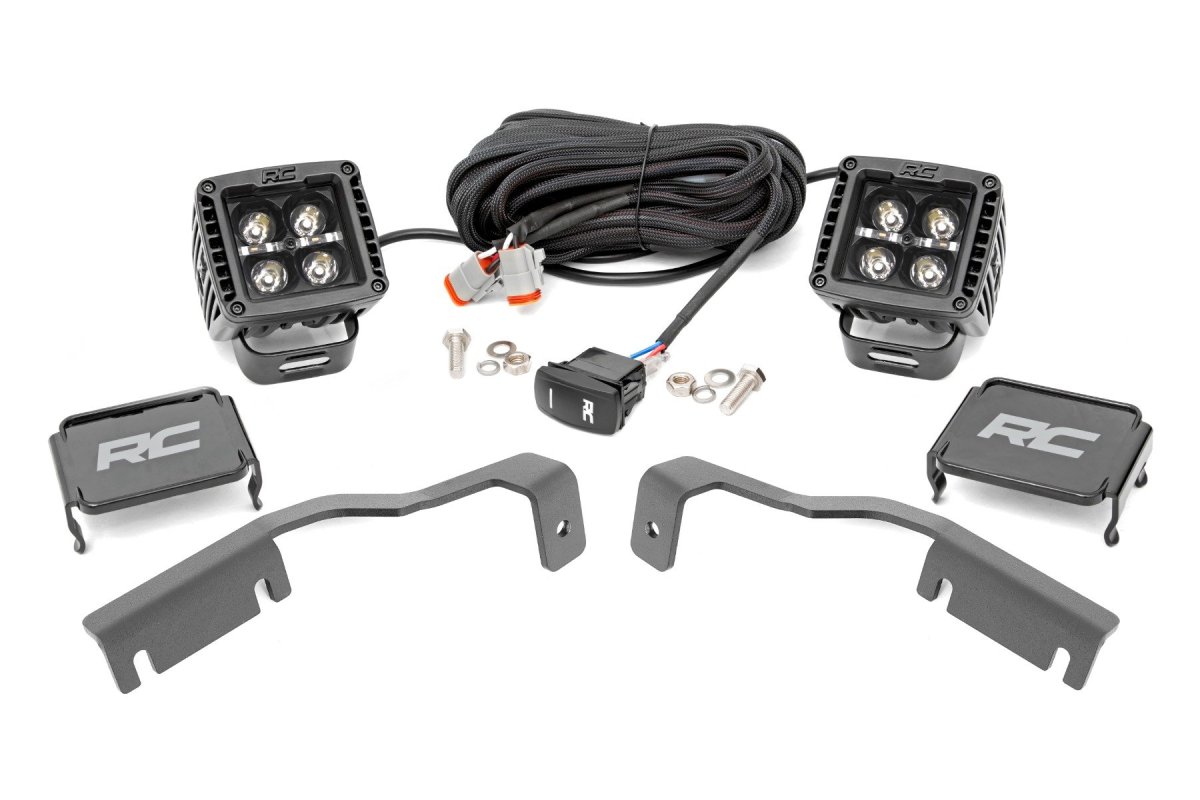 Nissan Frontier LED Light Kit - Ditch Mount - Rough Country - 2